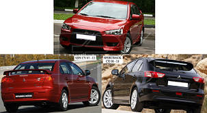 Фари передні для Mitsubishi Lancer X (10), Evo X, Sb '07-