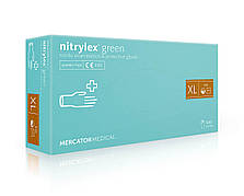 М'ятні нітрилові рукавички Nitrylex Green XL