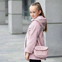 Пальто кашемир - букле +сумка для девочки «Мини»
