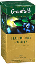 Пакетований чай Greenfield Blueberry Nights 1,5 грам 25 пакетів (чорний із чорницею)