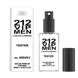 Тестер чоловічий UAE Carolina Herrera 212 VIP Men, 60 мл.