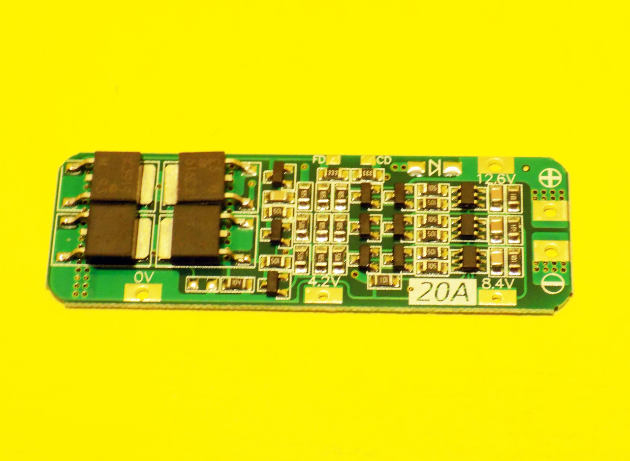 Контролер BMS 3S 11,1 v (12,6 в), 4MOS 20A
