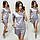Костюм блуза + шорти в морському стилі арт. 169 біла / червона смуга, фото 9
