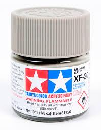 Краска Tamiya XF-20 Medium Grey