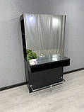 Стіл перукаря зі склом на стільниці V491, фото 3