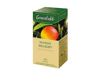 Пакетований чай Greenfield Mango Delight 1,5 грам 25 пакетів (зелений із манго та яблуком)