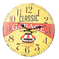 Часы настенные Gastar 34 см 1090AL круглые часы на стену цветные под старину