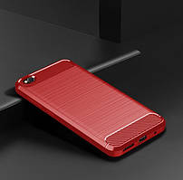 Чохол Carbon для Xiaomi Redmi Go бампер Червоний