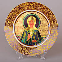 Декоративная тарелка Lefard Святая Матрона 20 см 921-001(3) иконанастенная фарфоровая декор на стену