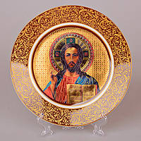 Тарелка декоративная Lefard Иисус Христос 20 см 921-001(2) икона настенная фарфоровая декор на стену