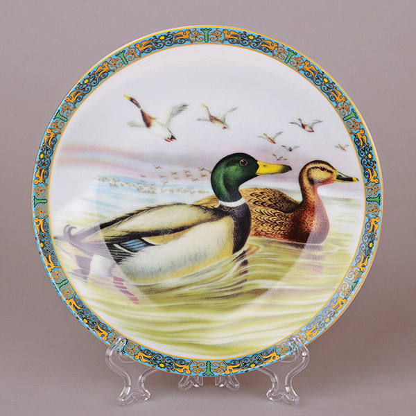 Декоративная тарелка Lefard Утки 20 см 921-0023 настенная керамическая декор на стену утка птица