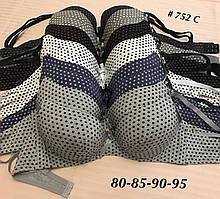 Ліфчики бавовняні горошком бюстгальтер чашка С