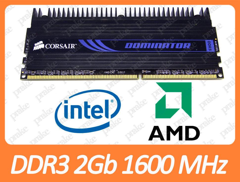 DDR3 2Gb 1600 MHz (PC3-12800) CL9 Corsair Dominator TW3X4G1600C9D