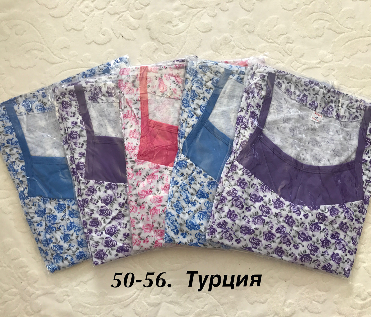 Нічнушки жіночі з коротким рукавом Туреччина 🇹🇷 