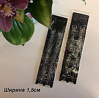 Бретелі силіконові до бюстгальтерів на картонкес малюнком