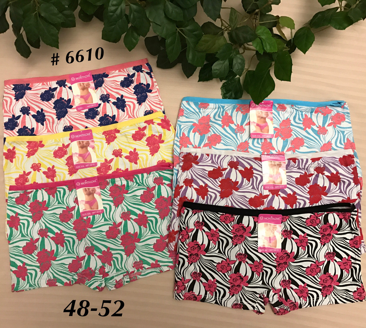 Напівбатал жіночі труси Шортиками "малюнок"