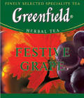 Пакетований чай Greenfield Festive Grape 100 пакетів (трявенний з виноград і яблуко)
