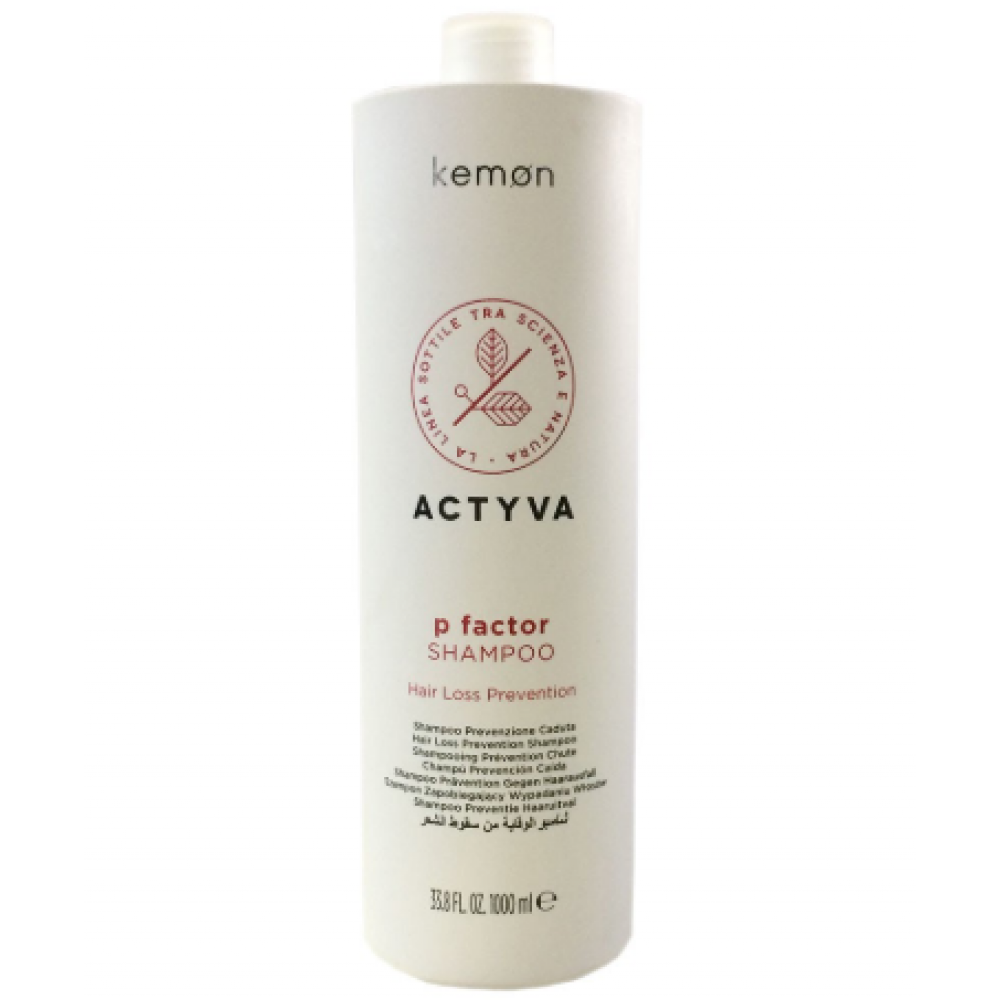 KEMON P FACTOR Шампунь проти випадіння волосся та д/стимуляції росту 1000 ml