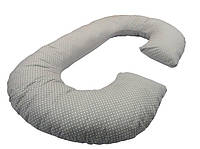 Подушка для беременных KIDIGO Рогалик Горошек (с наволочкой)