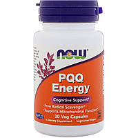 Пирролохинолинхинон, PQQ Energy, Now Foods, 30 капсул