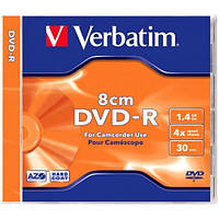 Диски для видеокамери 8 см DVD-R Verbatim 4x 1,4 gb