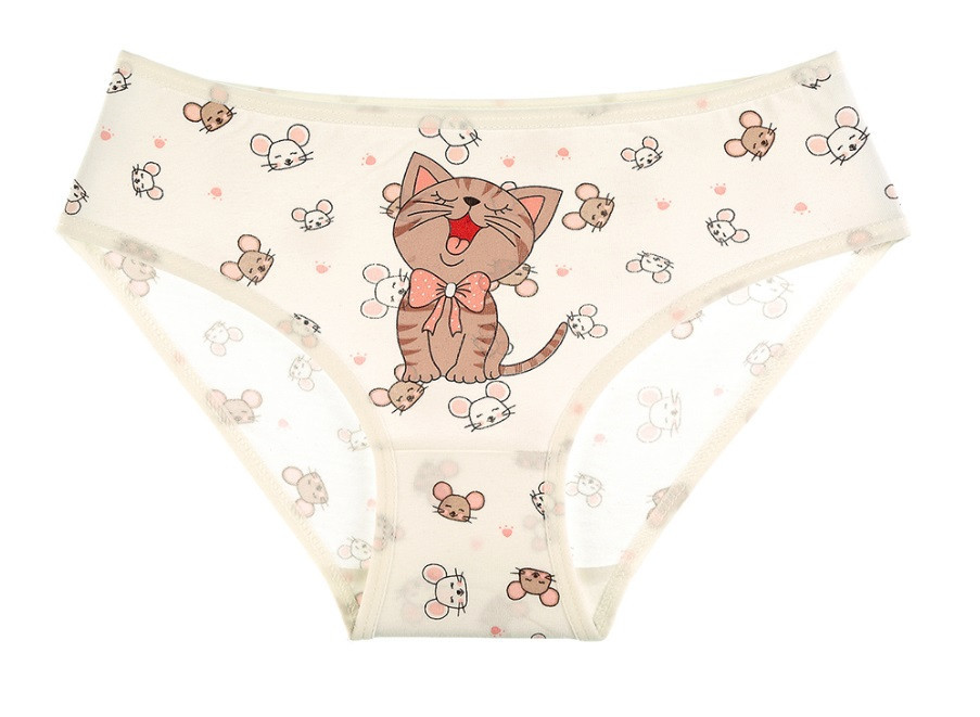 Трусики дитячі для дівчинки "Кішечка", 4-5 років (зріст 110-116)