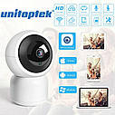 IP камера з інтелектуальним відстеженням Unitoptek T-02 1080P. YCC365Plus, фото 3