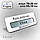 ЗА - 1 - ГОДИНУ МЕТАЛЕВІ БЕЙДЖІ З ВІКОНЦЕМ 38х10мм РОЗМІР 76х25мм ***КРІПЛЕННЯ МАГНІТ/БУЛАВКА*** БІЛА ЕМАЛЬ, фото 6