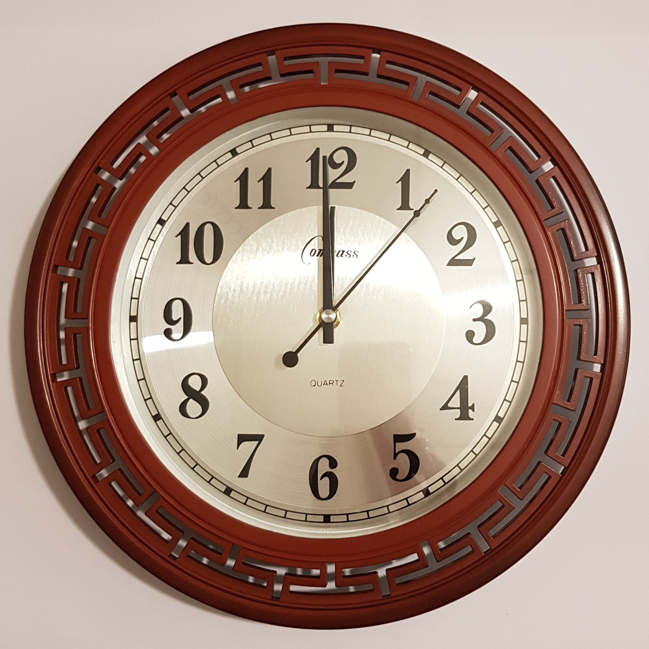 Настінний годинник Єгипет Срібло (30 см) Time