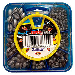 Набір грузил Zhibo 120 г 7 відділень (ливки)