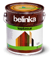 Толстослойная лазурь для дерева BELINKA TOPLASUR (сосна) 2,5 л