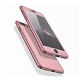 Чохол 360 градусів для Iphone 7/8 протиударний, рожевий, фото 6