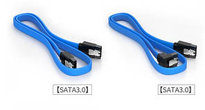 SATA 3.0 data CC-Ls 7pin-7pin 45 см прямий штекер