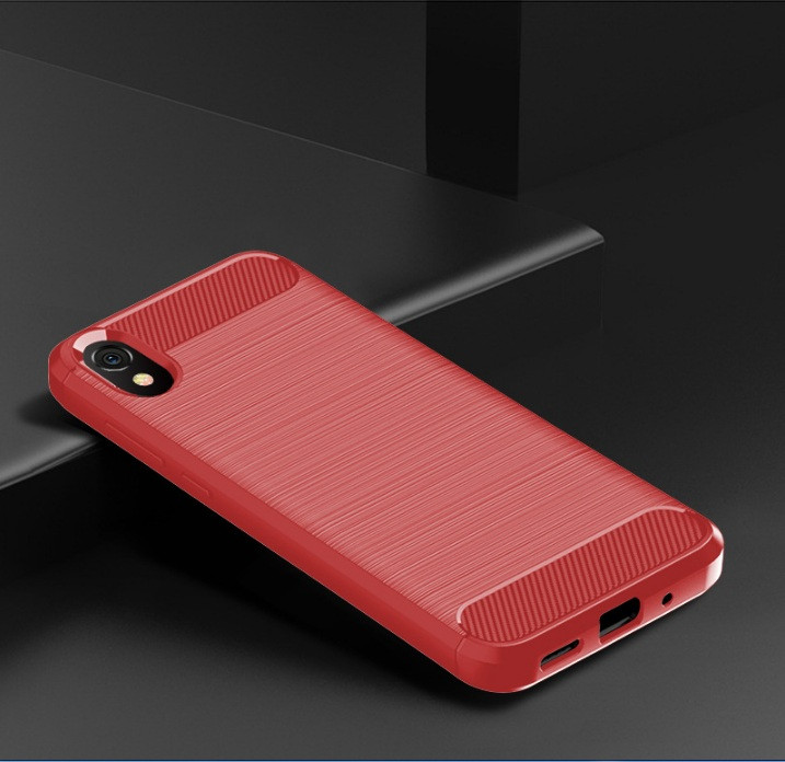 Чохол Carbon для Huawei Y5 2019 червоний