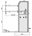 Машина контактного зварювання E4646 (N4608) привід пневмат., 20кВА, Виліт плечей 550мм, фото 2