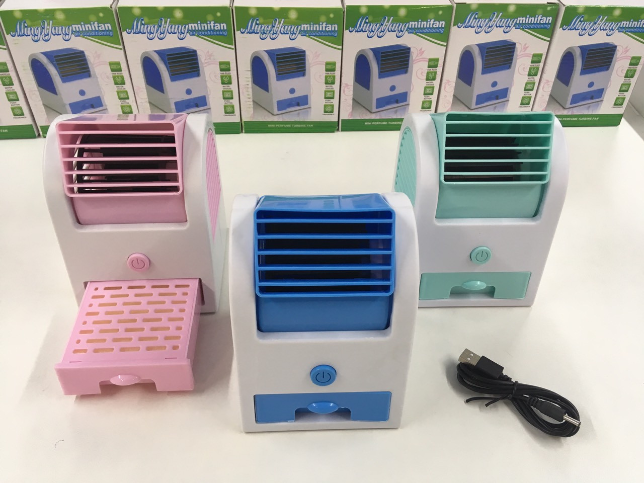 Мінікондиціонер Conditioninig Air Cooler USB JY-010/0198 (50 шт./яский)