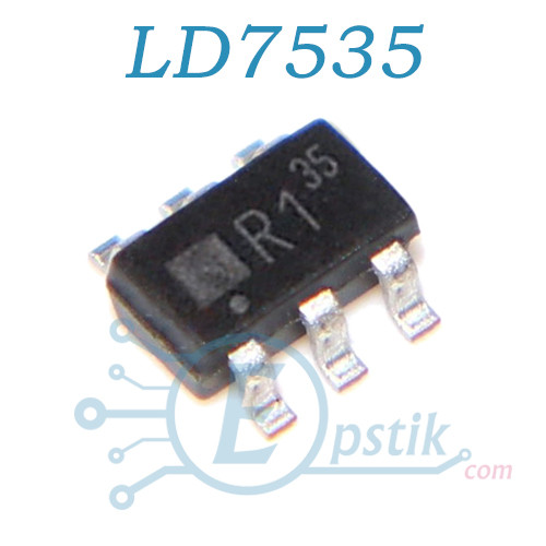 LD7535, контролер живлення з вбудованим захистом, SOT23-6