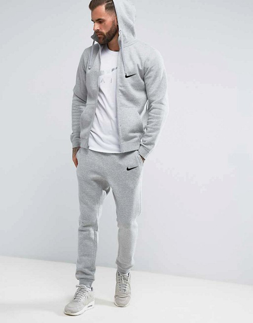 Сірий чоловічий спортивний костюм Nike (Найк)