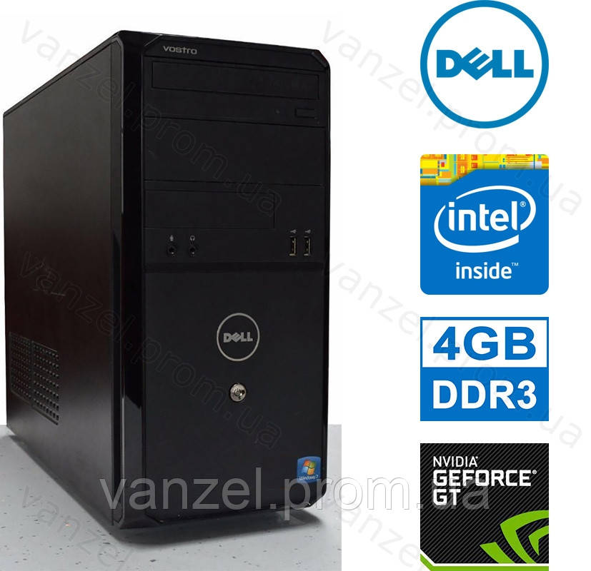 Dell Vostro 230 - 4 ЯДРА/ 4GB DDR3/ GeForce GT430 1GB DDR3/ 500GB HDD ...