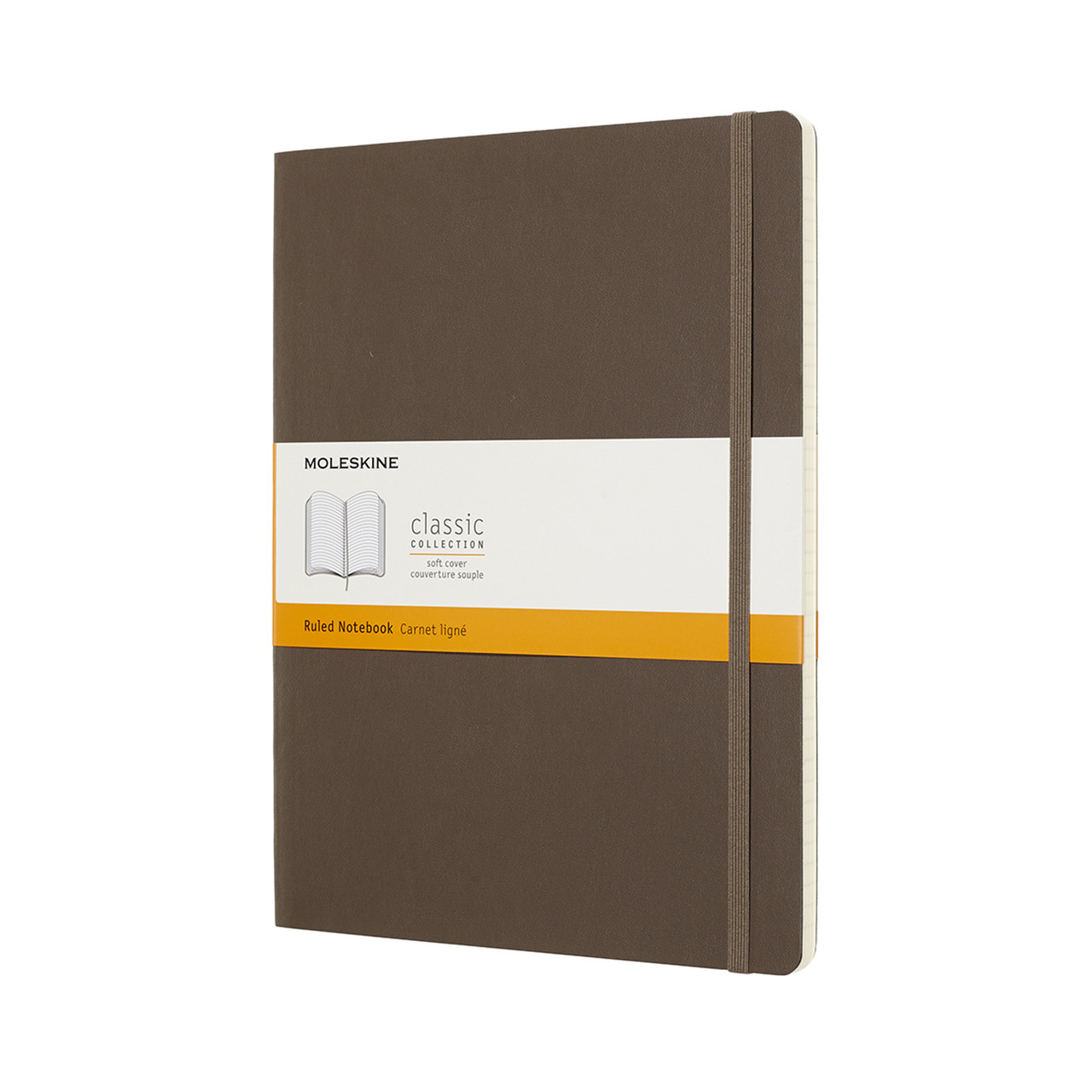 Блокнот Moleskine Classic Великий 19х25 см 192 сторінки в лінію Коричневий (8058341716090)