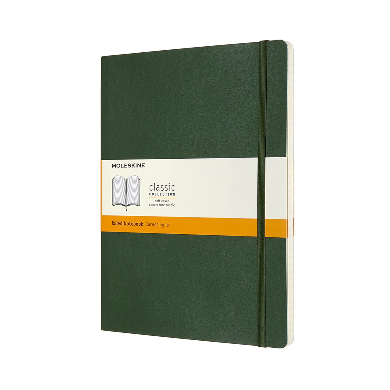 Блокнот Moleskine Classic Великий 19х25 см 192 сторінки в лінію Миртовий Зелений М'який (8053853600059)