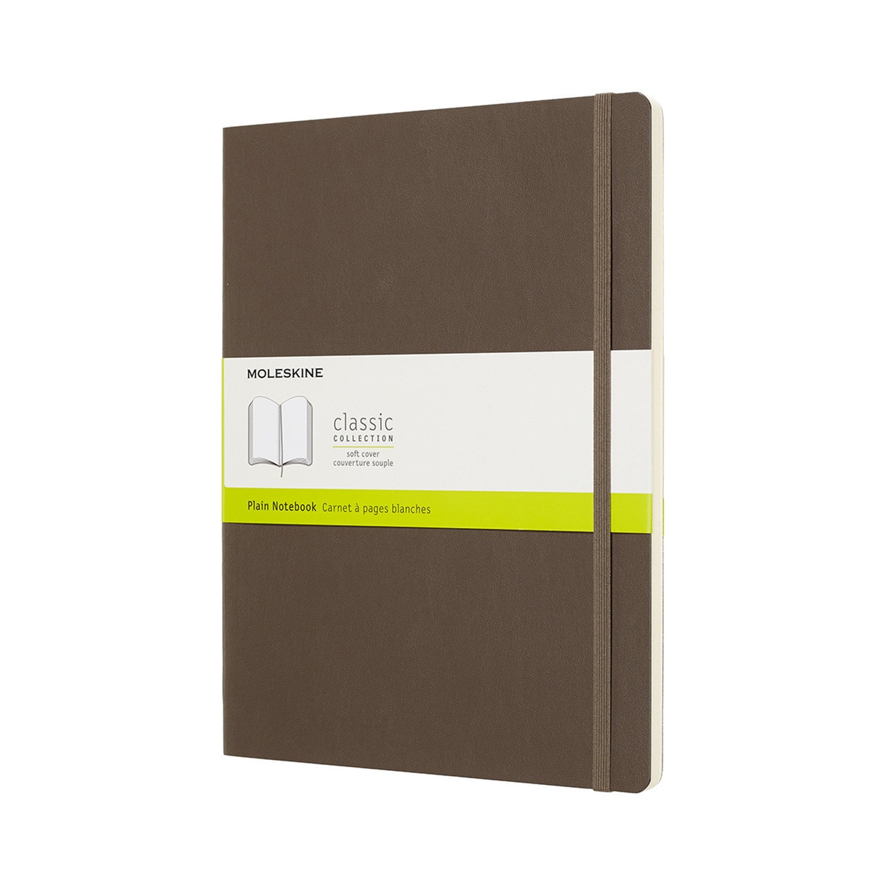 Блокнот Moleskine Classic Великий 19х25 см 192 сторінки нелінований Коричневий М'який (8058341715574)