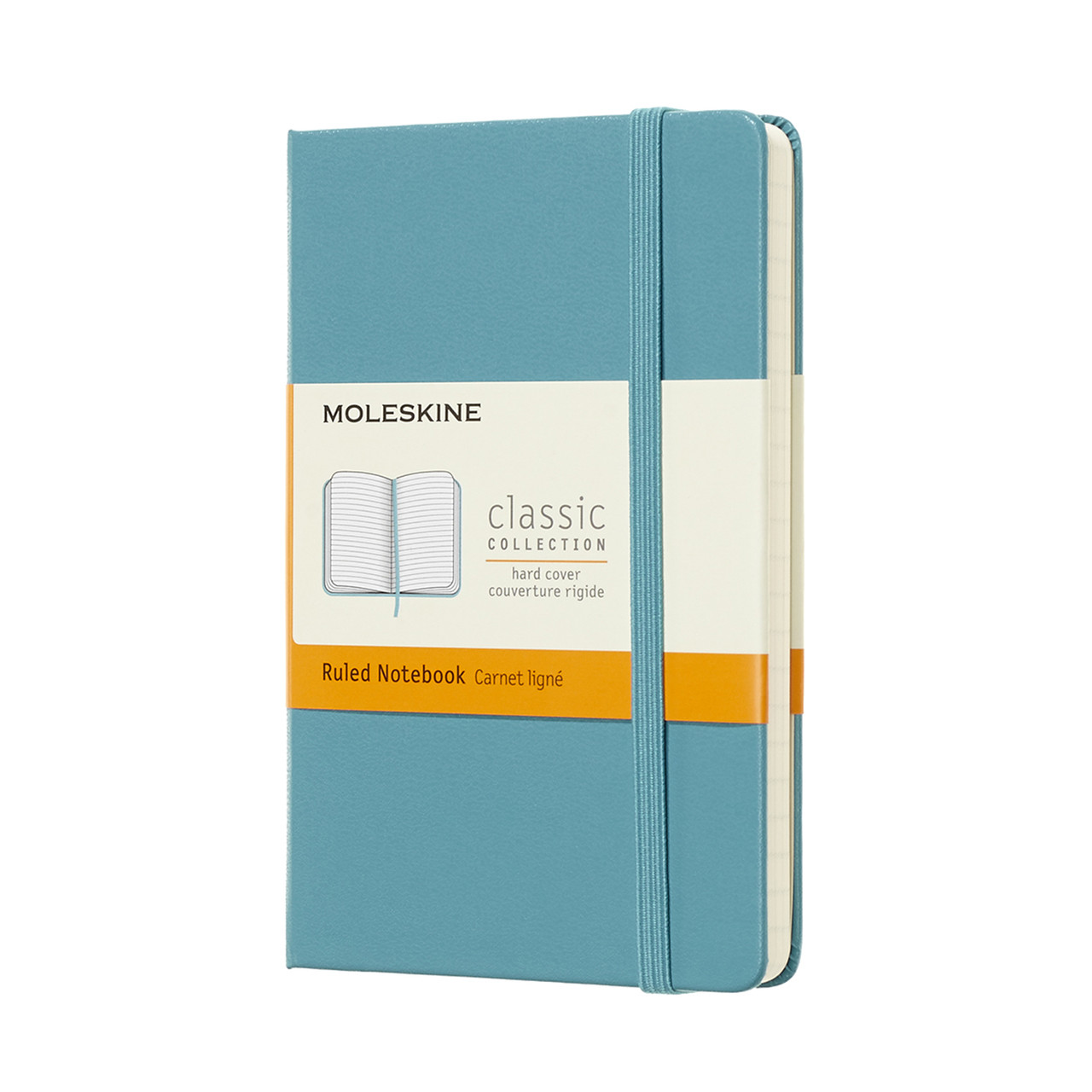 Блокнот Moleskine Classic кишеньковий 9х14 см 192 сторінки в лінію Океанський Синій (8058341715246)
