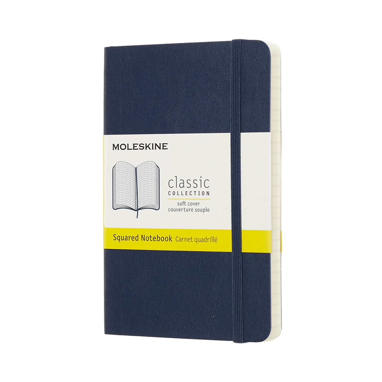 Блокнот Moleskine Classic кишеньковий 9х14 см 192 сторінки в клітинку Сапфір М'який (8058341715581)