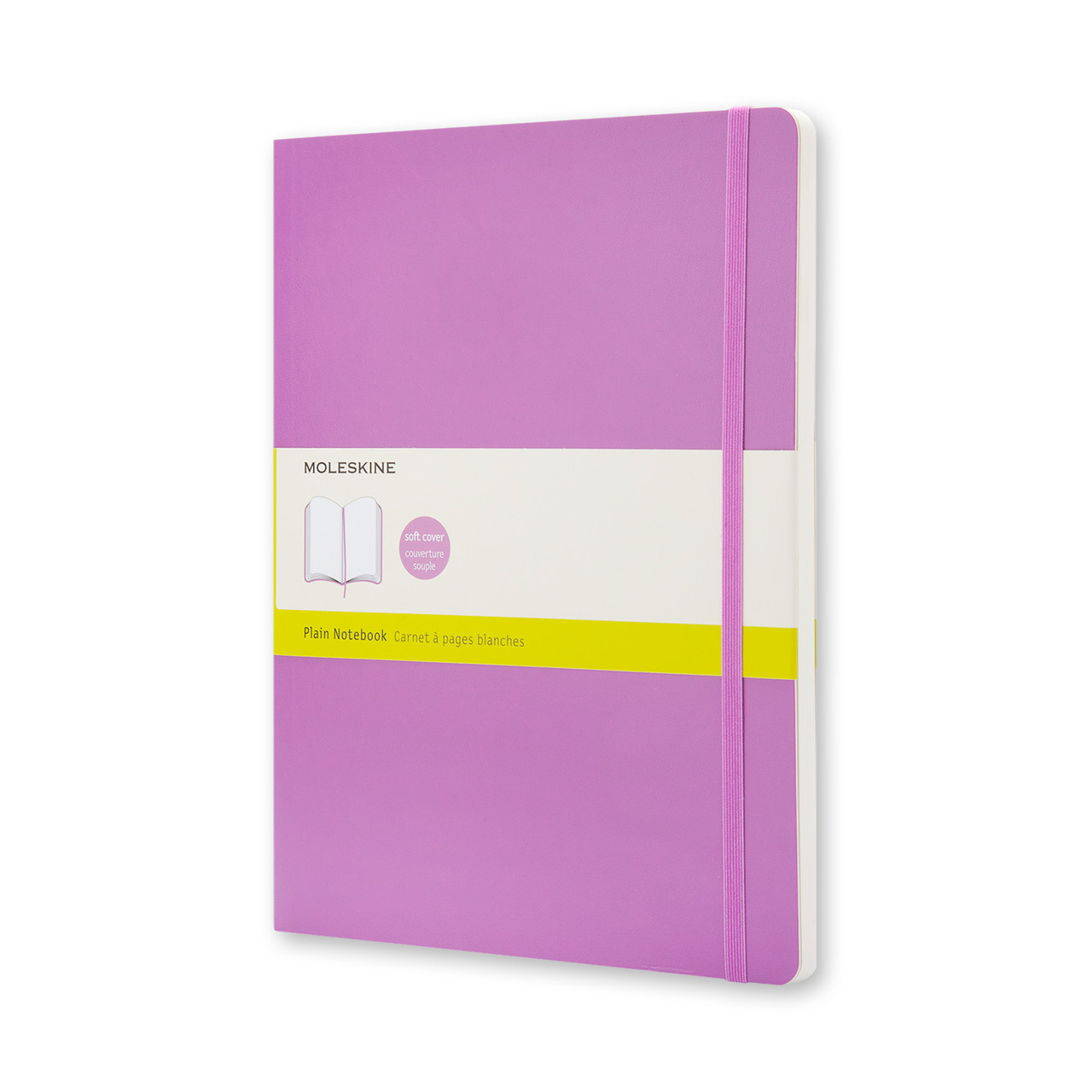 Блокнот Moleskine Classic Великий 19х25 см 192 сторінки нелінований Рожевий М'яка обкладинка, фото 1
