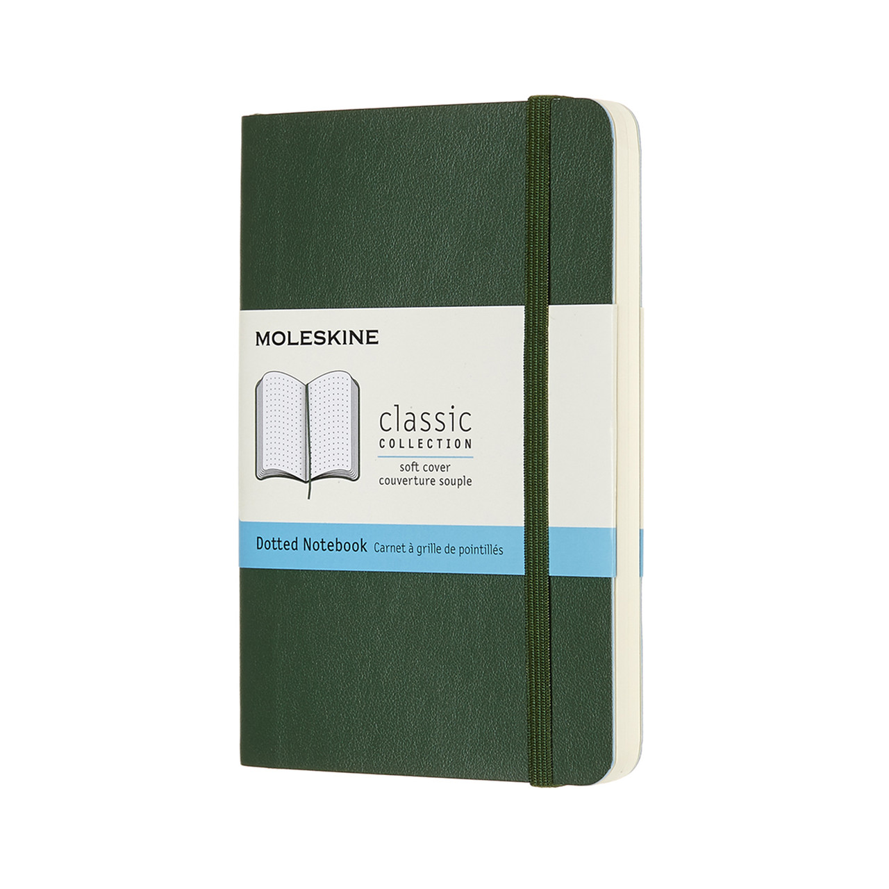 Блокнот Moleskine Classic кишеньковий 9х14 см 192 сторінки в крапку Миртовий Зелений М'який (8058647629179)
