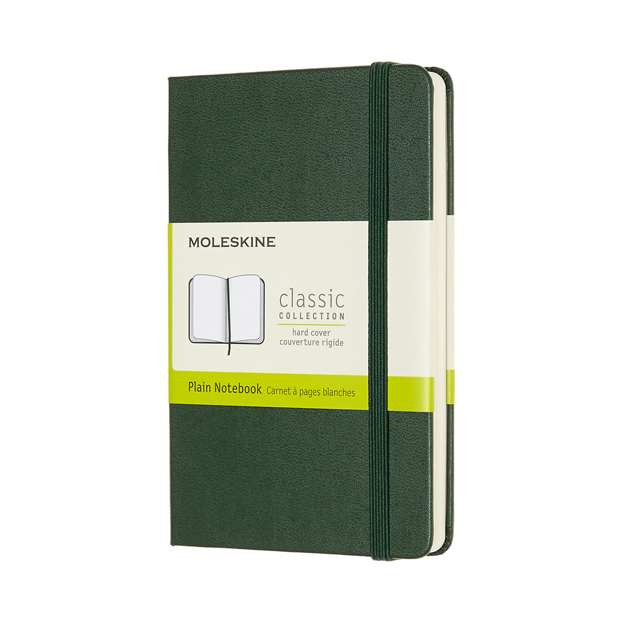 Блокнот Moleskine Classic кишеньковий 9х14 см 192 сторінки нелінований Миртовий Зелений (8058647629032)