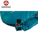 Пуховий спальний мішок Aegismax NANO 2 +5°C 0°C Large 200 см Blue, фото 6