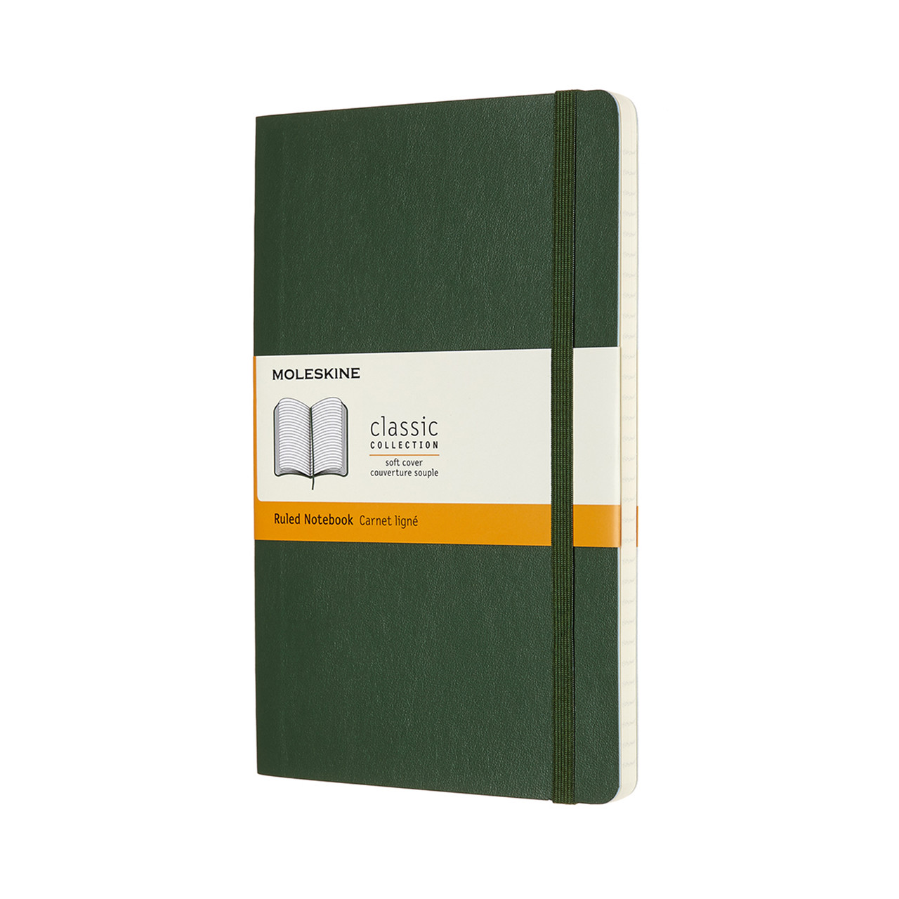 Блокнот Moleskine Classic середній 13х21 см 192 сторінки в лінію Миртовий Зелений М'який (8053853600011), фото 1