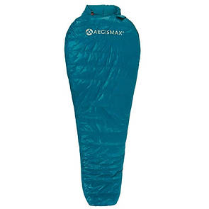 Пуховий спальний мішок Aegismax NANO 2 +5°C 0°C Large 200 см Blue